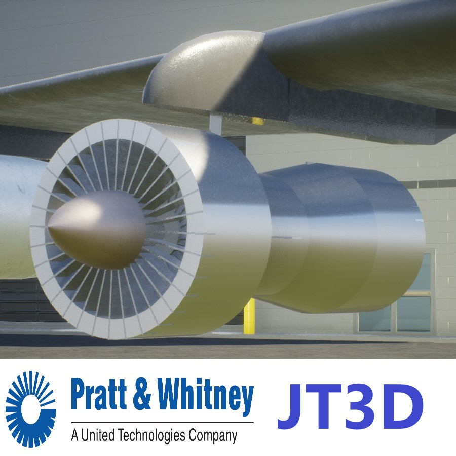 Pratt Whitney JT3D (TF33) Engine