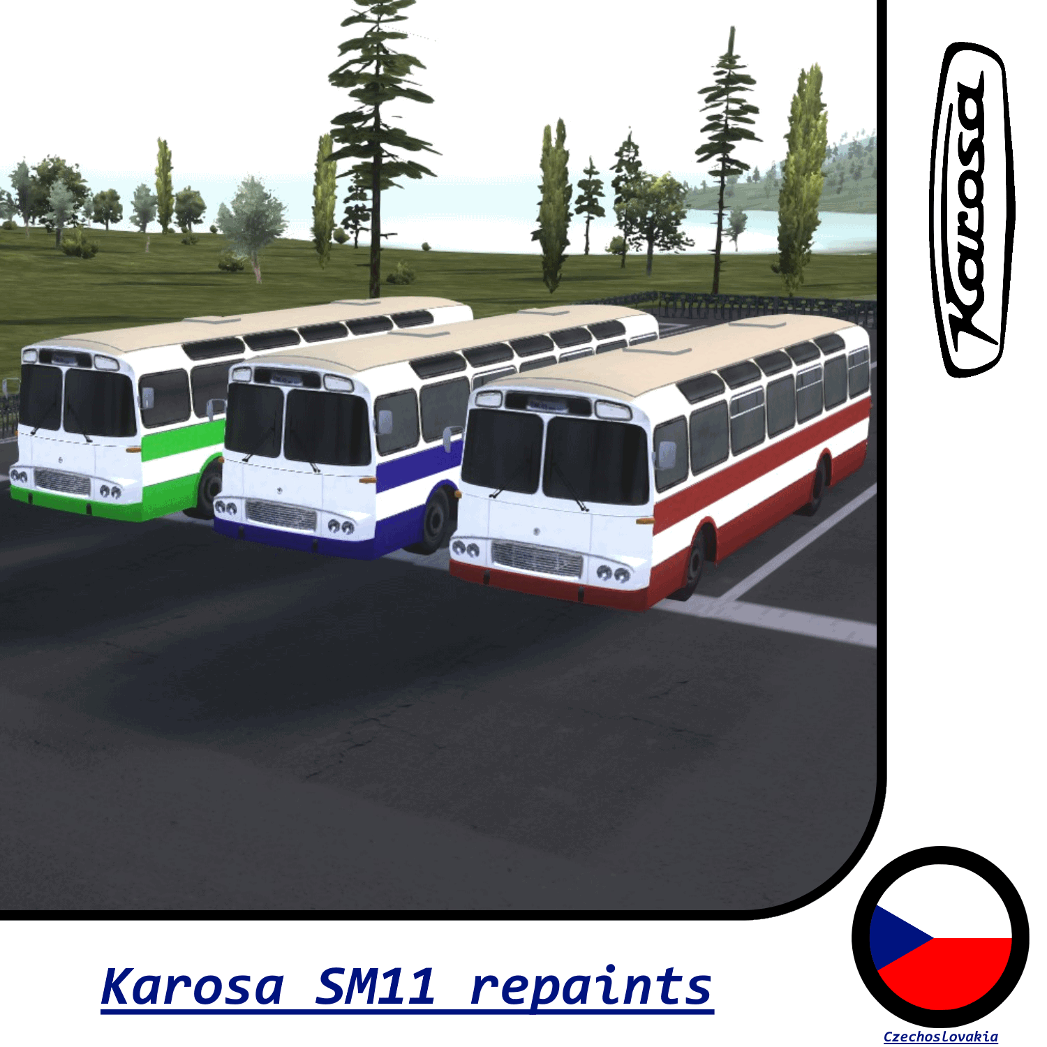 Karosa SM11 repaints