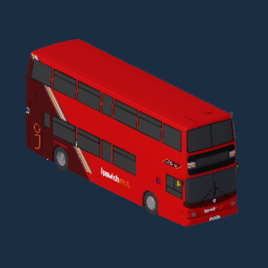 Alexander ALX400 First Eastern Counties Ipswich Reds Pride Branded