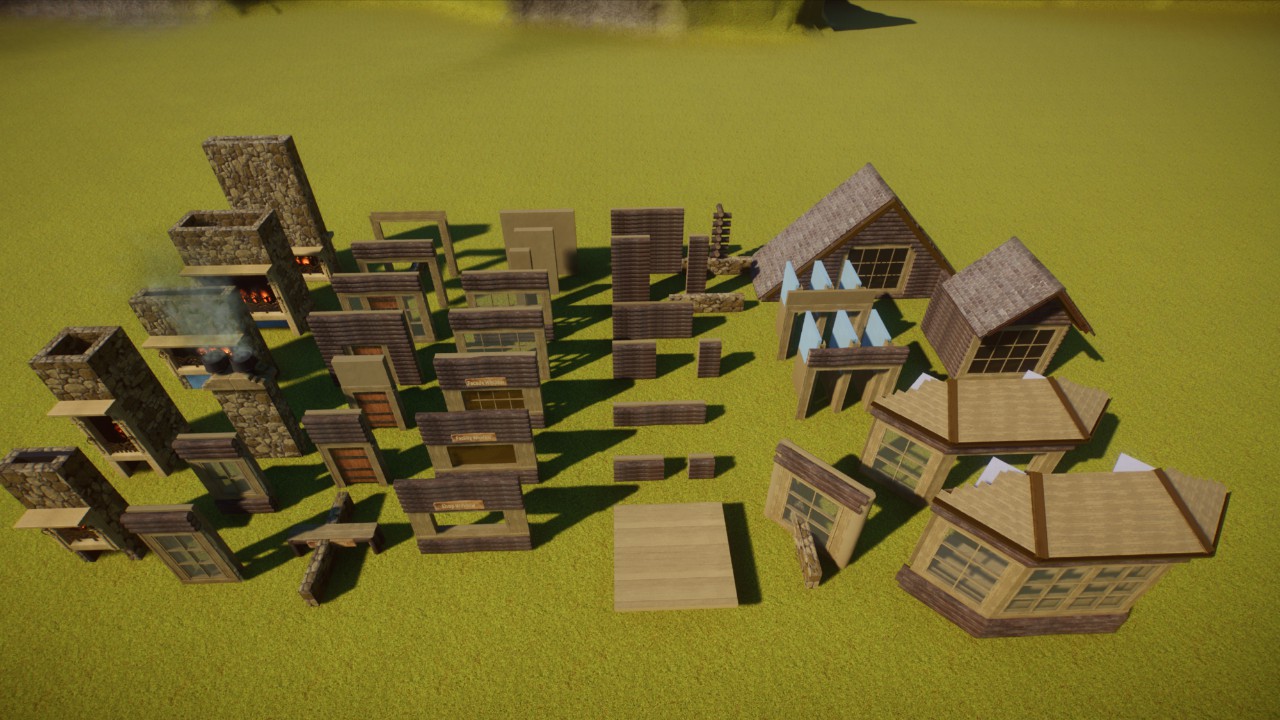 December Light Log Cabin Kit