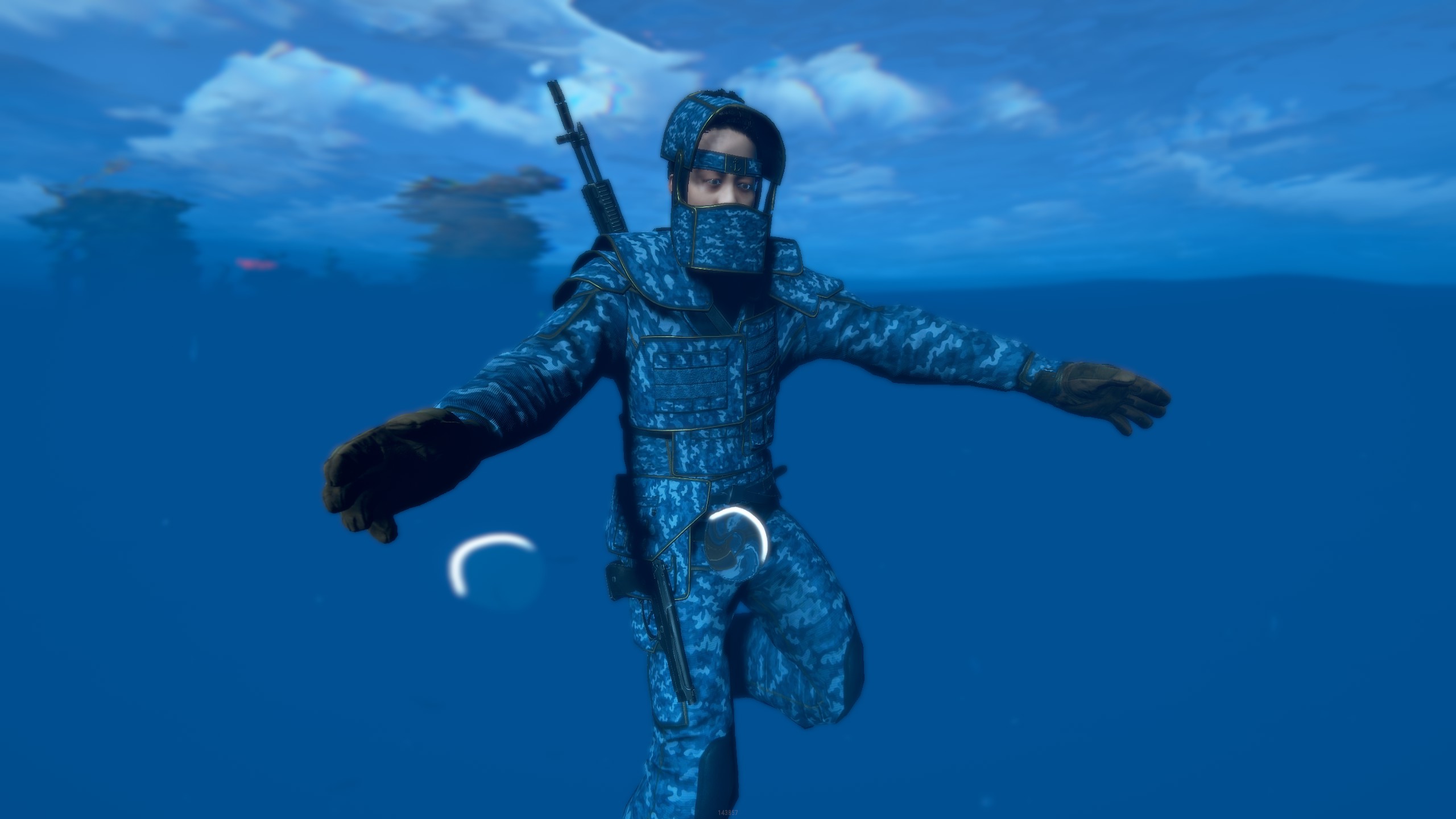 Naval Camo Helmet thumbnail 4