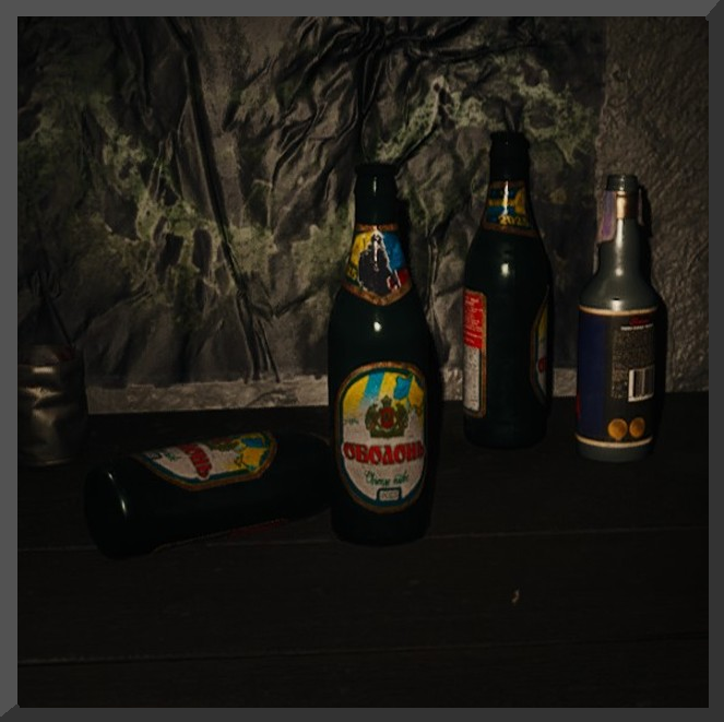 Beer and Water 2 (colored glass)