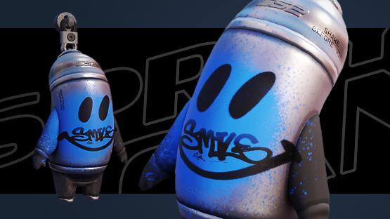 Charm | Spraycan (Smile)