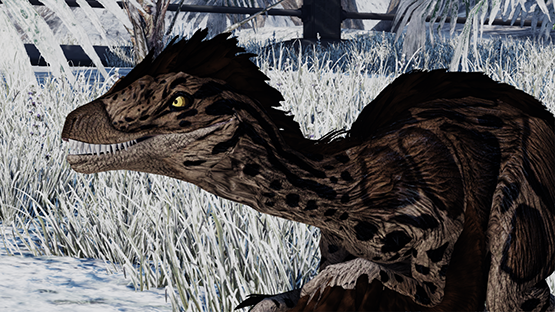 Clouded Feathered Novaraptor