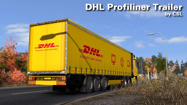 DHL Profiliner Trailer by CSL