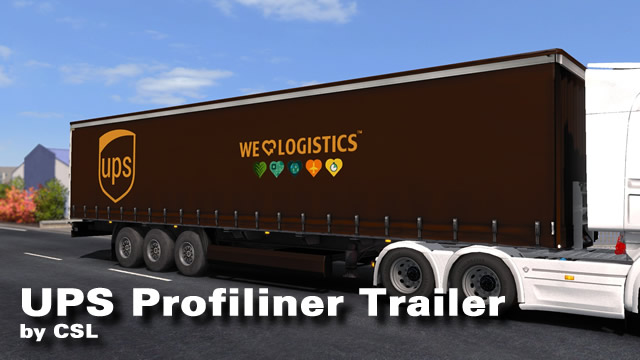 UPS Profiliner Trailer by CSL