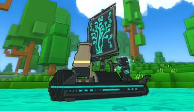 Neon city speeder