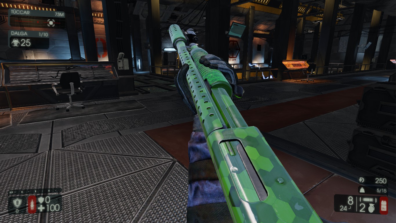 MB-500 Hexagonal Green Skin