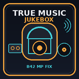True Music Jukebox | B42.2+ SP/MP| Cassette/Vinyl Transfer Fix & Server-Side Sync – Project Zomboid Mod