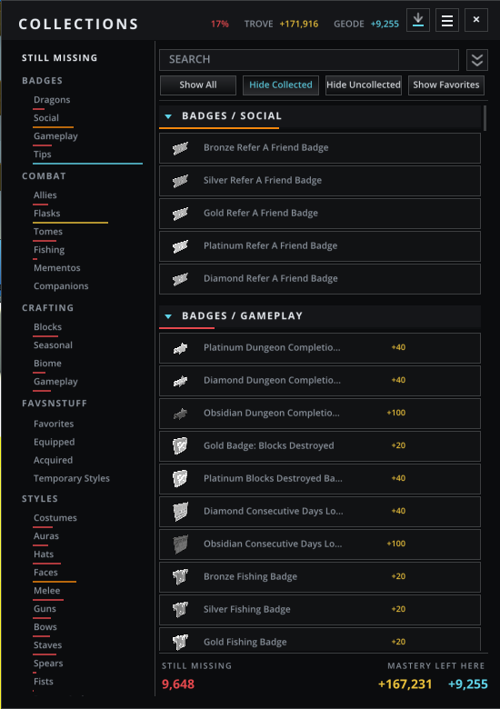 Zakros UI - Collections