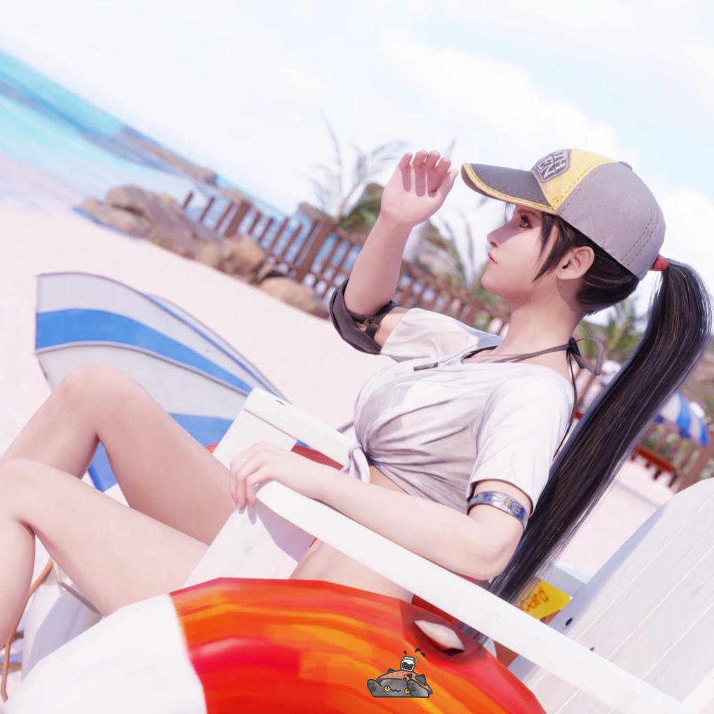 Vatiwah：FF7 Tifa Lifeguard Full Blender White