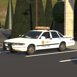 Ford Crown Victoria CVPI Los Angeles County Sheriffs Department LASD Volunteers On Patrol