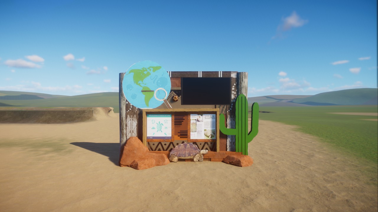 African spurred tortoise sign