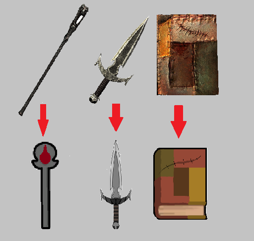 Assorted Daedric Artifacts
