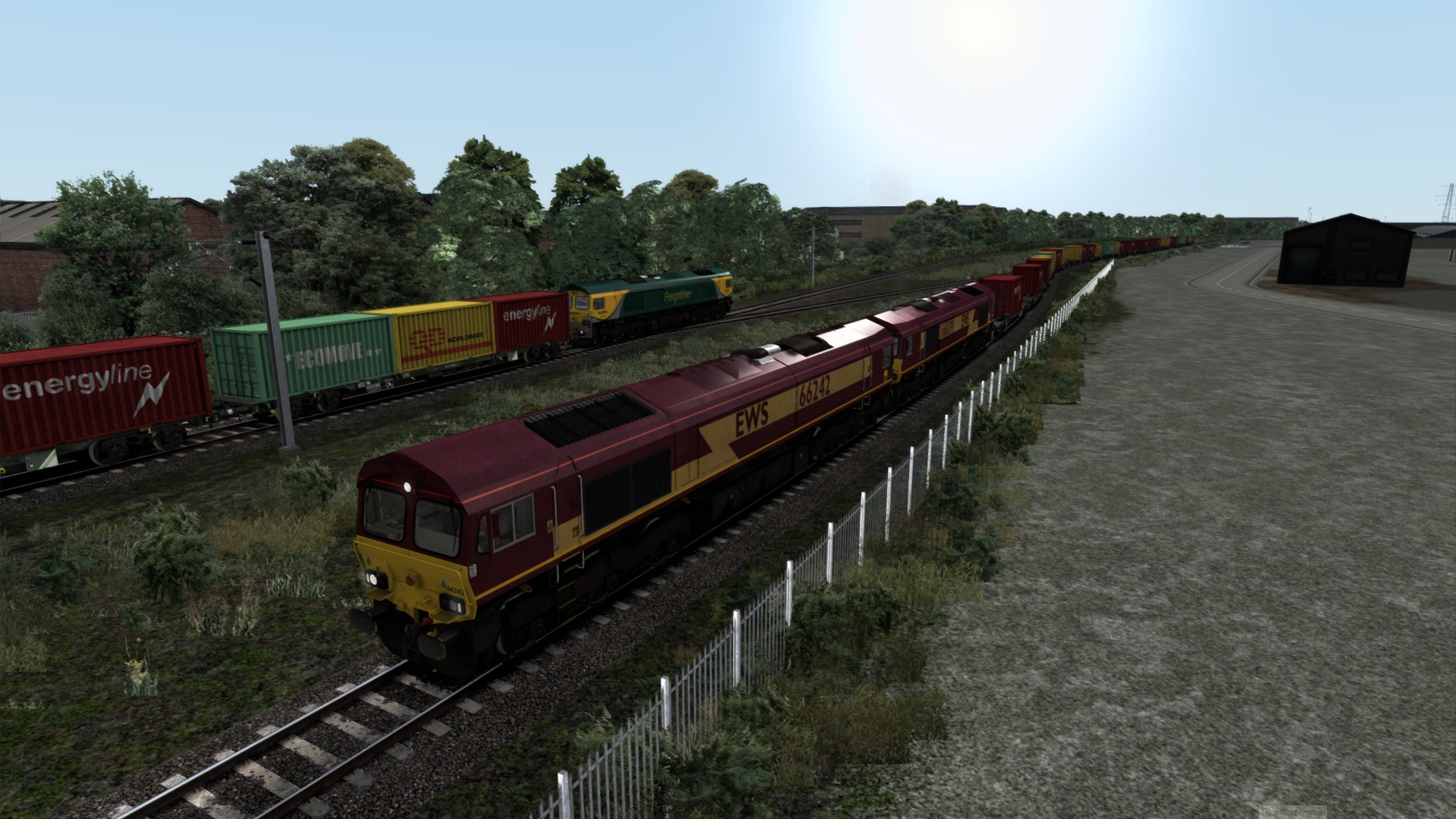 Class 66 Containers on the Goblin Line (Part 1 of 2)