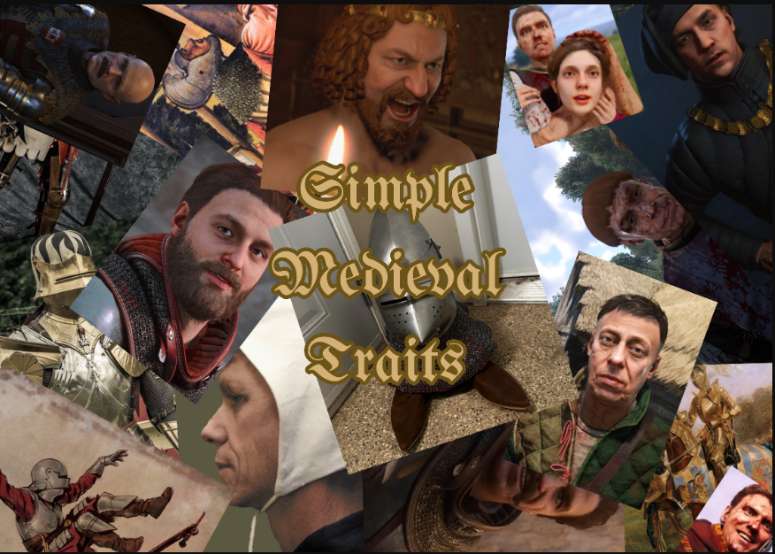 Simple Medieval traits mod preview for RimWorld