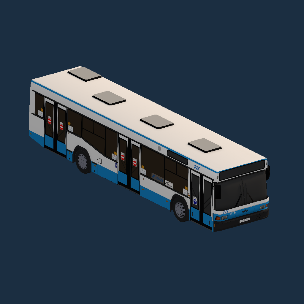 IREX Meteor #748 niebieskie - MAZ 103.062