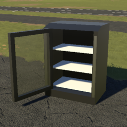 Gas Station Beverage Cooler (empty)