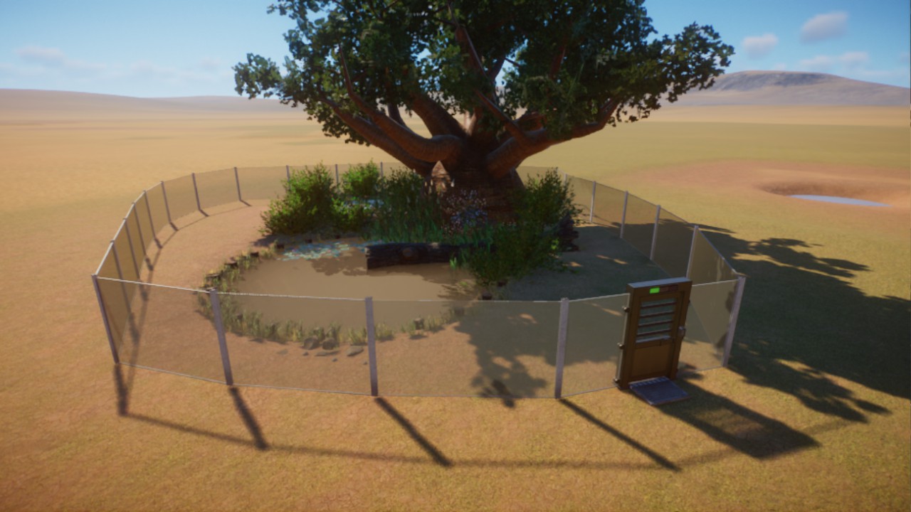 Grasslands Habitat Scene