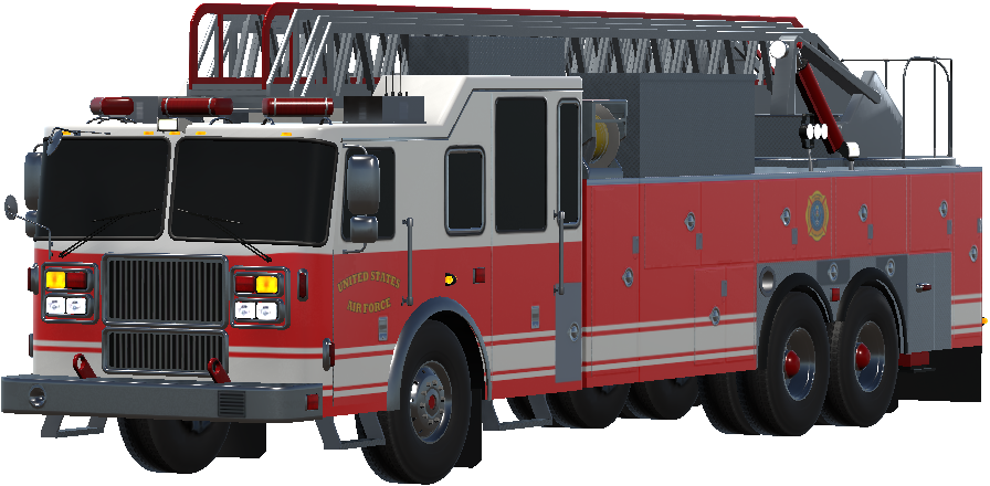 US Air Force Fire Ladder