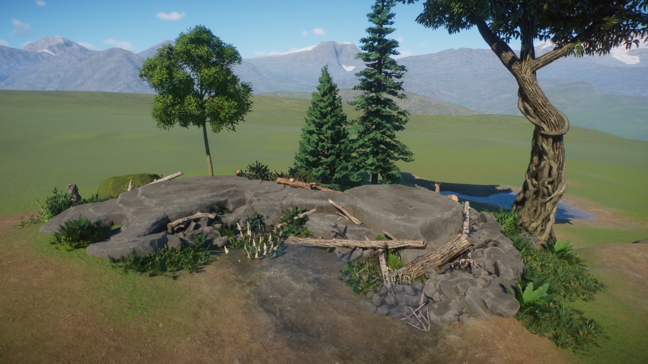 Scenery for habitat