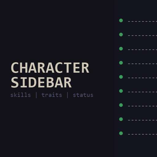 Character Sidebar