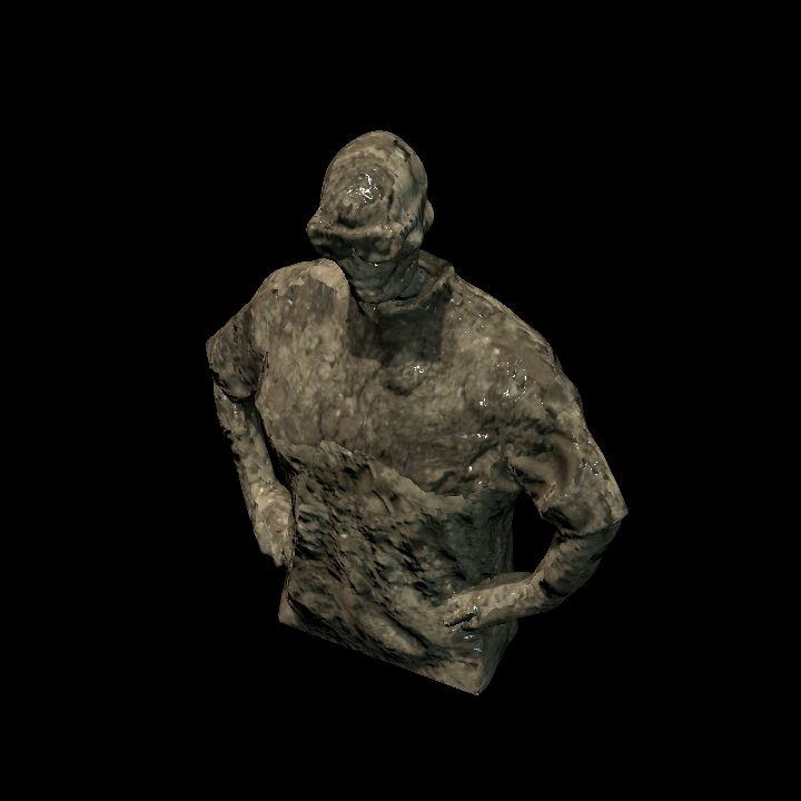 Statue figure 2 - muddy