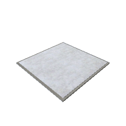 20in Concrete Paver Paving Surface - 50cm x 50cm - Corner