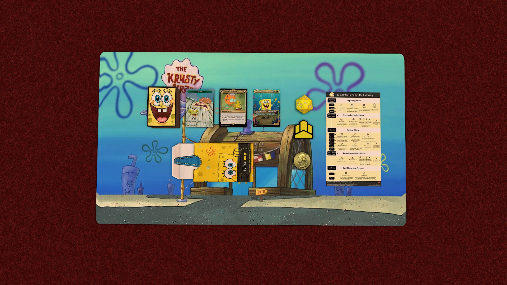 SpongeBob MTG Proxy Commander Deck preview