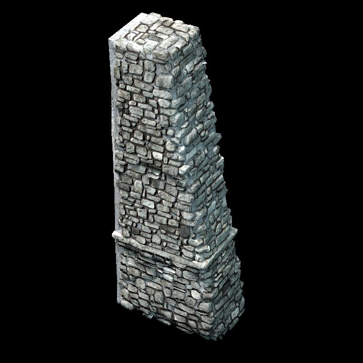 Modular medieval wall set 8