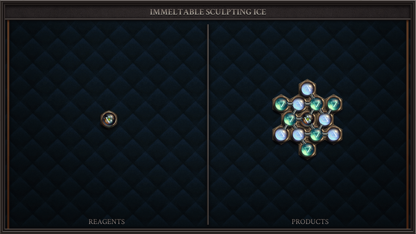 Immeltable Sculpting Ice