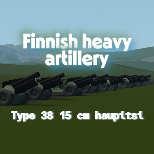 Finnish howitser heavy artillery