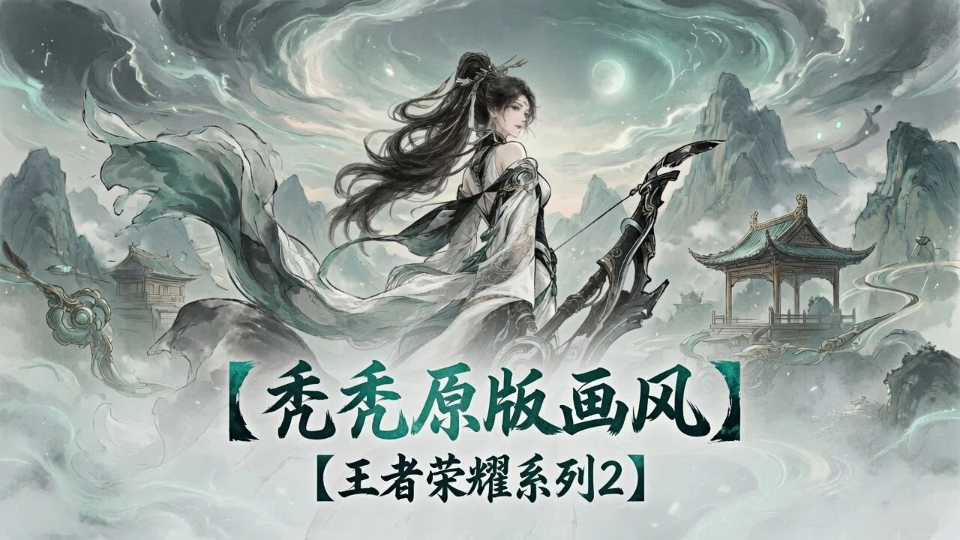 【秃秃原版画风】王者荣耀系列2（1*女立绘+NPC+战斗小人）