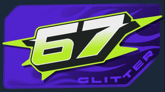 No.67 🏎️. ܁₊ ⊹ . ܁˖ . (Glitter)