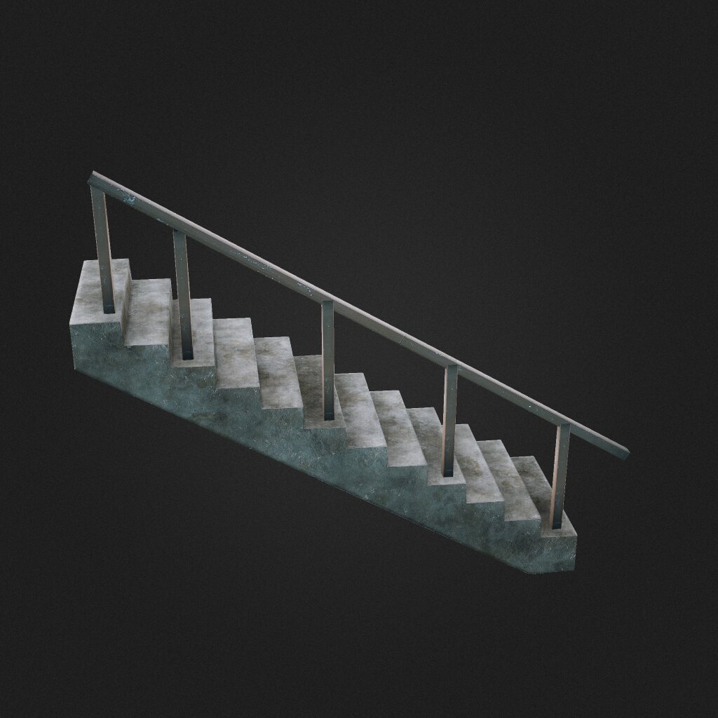 Stairs w/ Railing