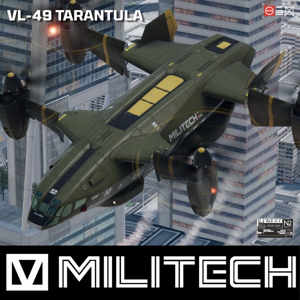 Militech Drab - VL-49 Tarantula preview