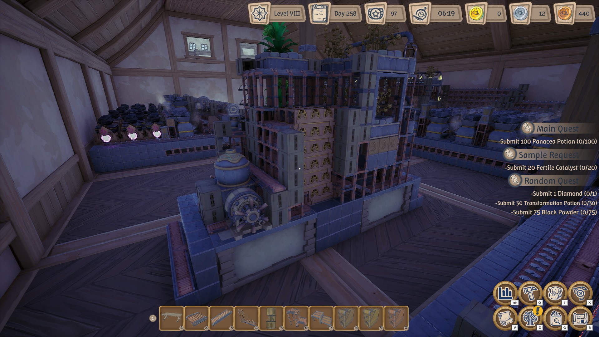 Copper and bronze maker, tileable