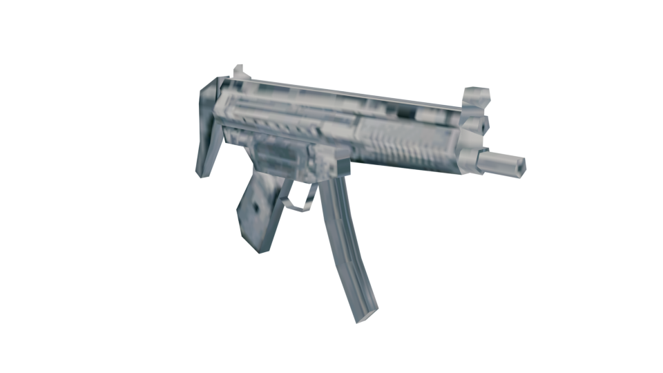 GTA SA MP5 Wall Mounted