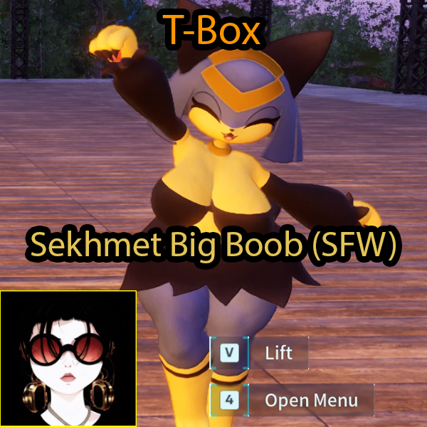 Sexy Sekhmet big boob (SFW) by T-Box