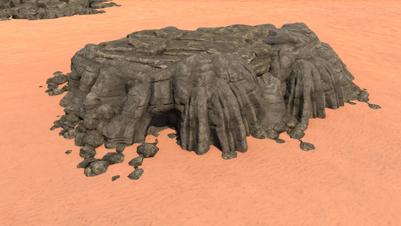 Rock cluster