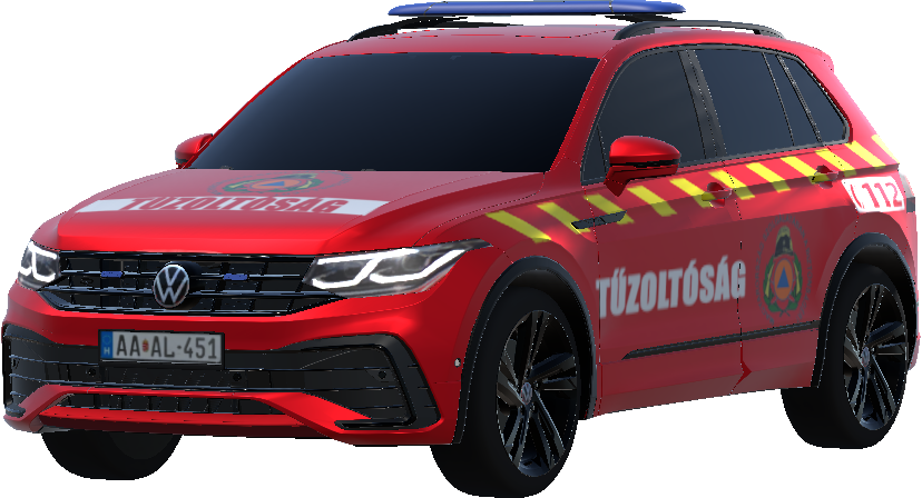 Tűzoltóság Tiguan