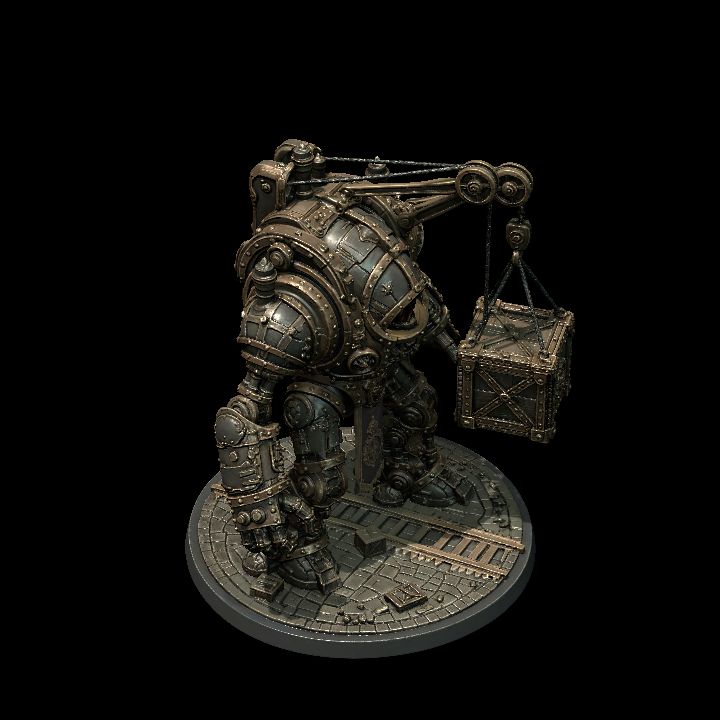 steampunk robot loader