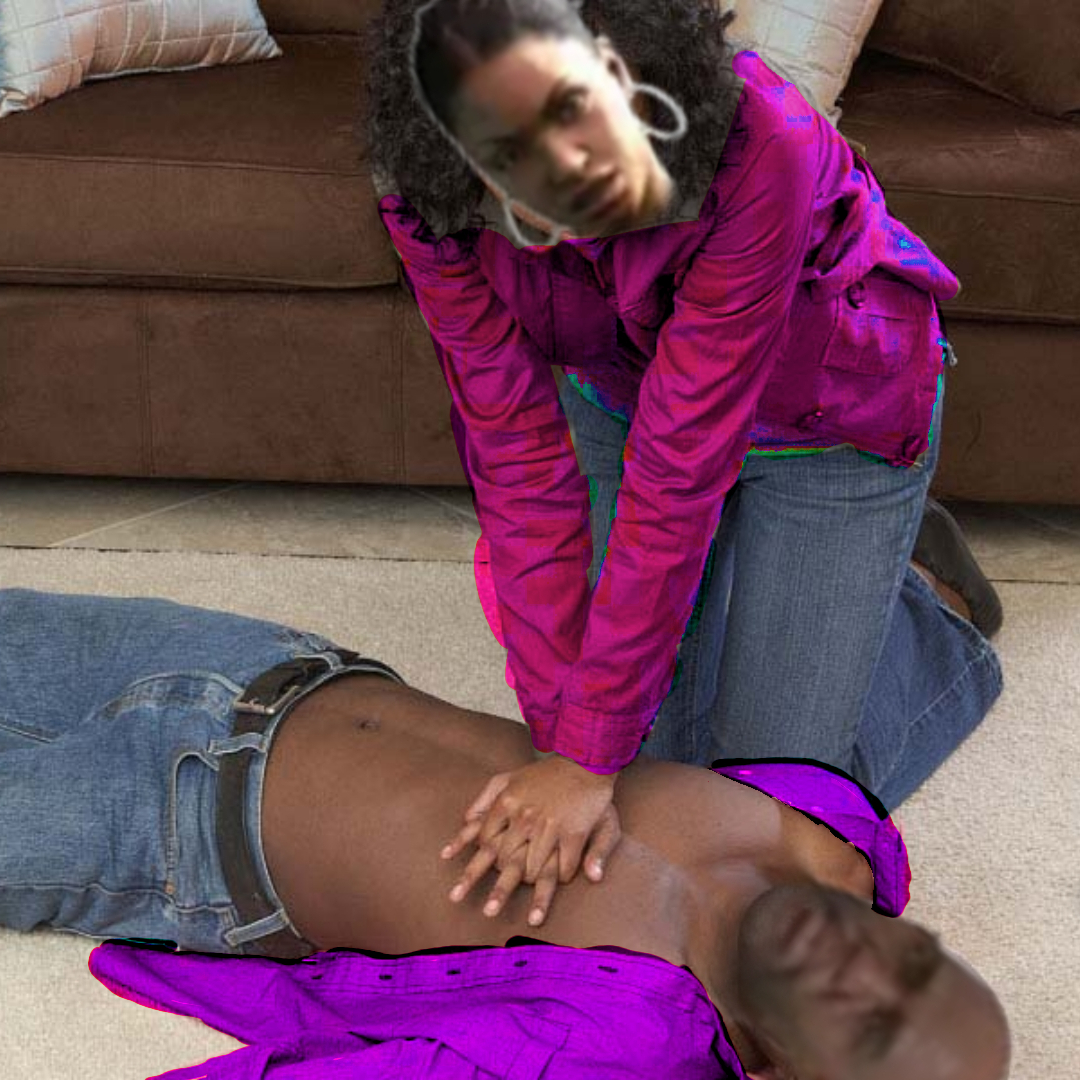 Coach gets cardiac arrest