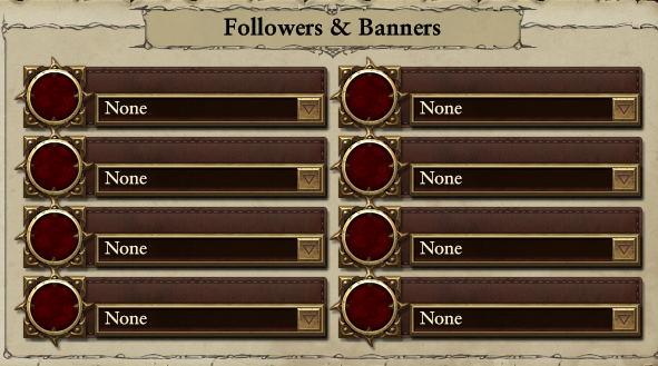 8 Followers and Banners