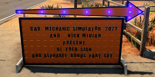 Dealership Set 1: Bi-Fold Sign & Alphabet preview