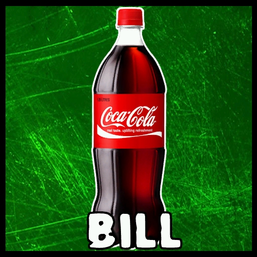 Coca-Cola bottle for Bill