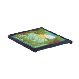 Landscape Painting with Cloud
