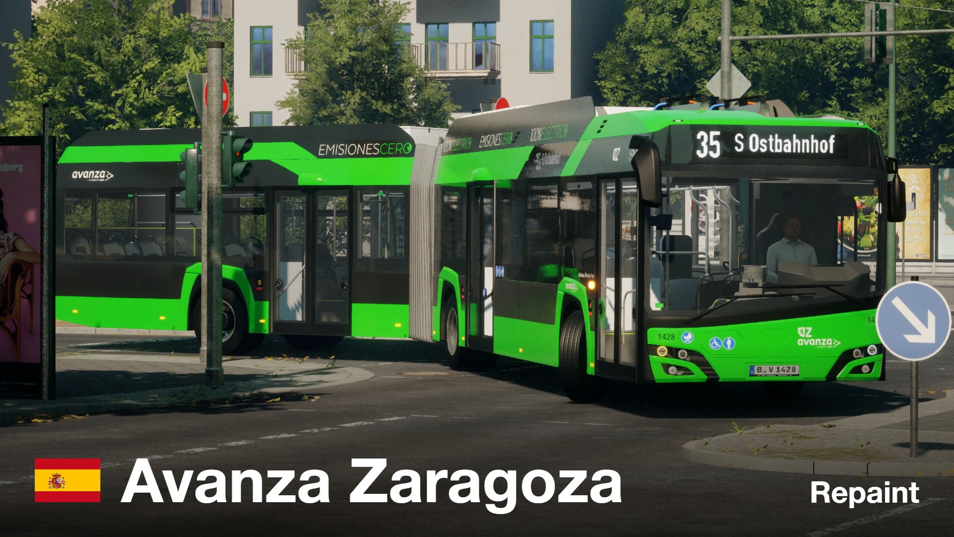 Avanza Zaragoza | Solaris Urbino IV Electric (12/3, 18/3)