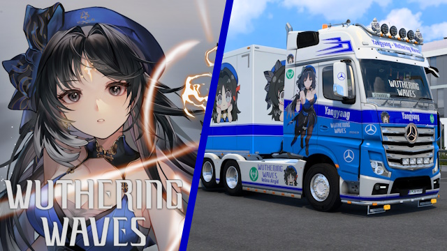 Mercedes Actros MP4 Yangyang - Wuthering Waves [Combo Skin]