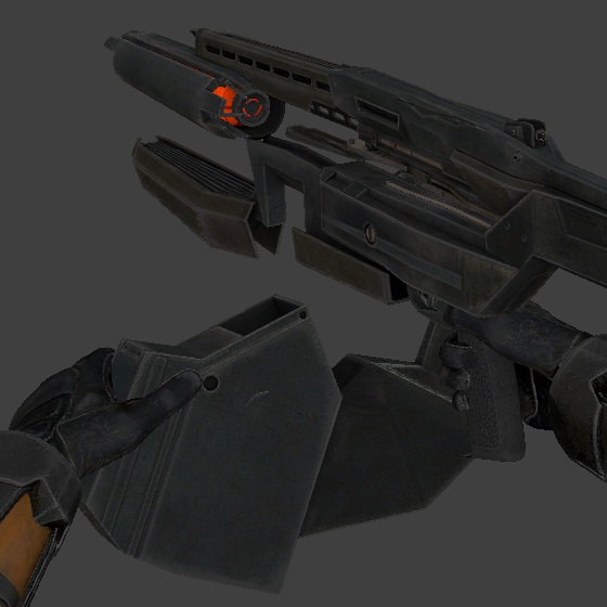 MTB's Uncanon AR2 Animations with HL2 RTX's Arms